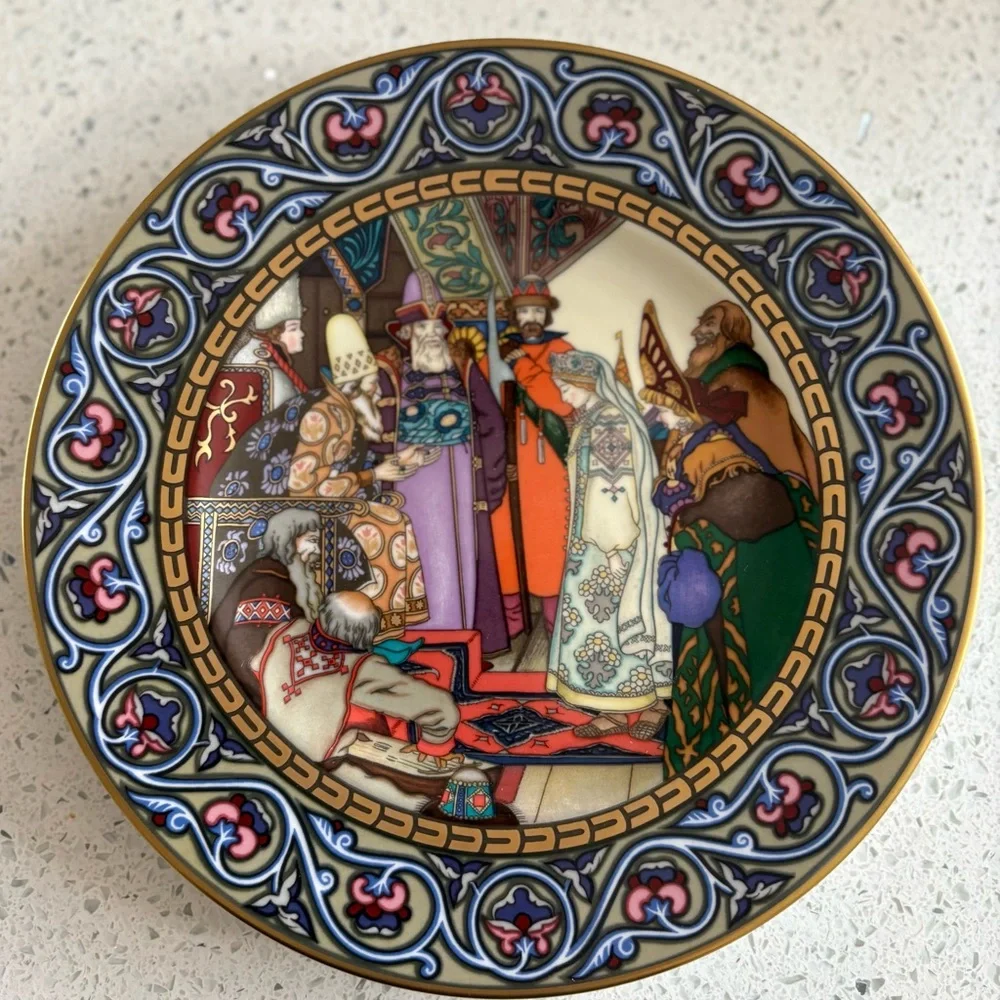 The Snow Maiden, Villeroy & Boch Heinrich Collector Plate – Russian Fairy Tales